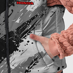Детский жилет Honda cr-v - Монохром, цвет: 3D-красный — фото 2