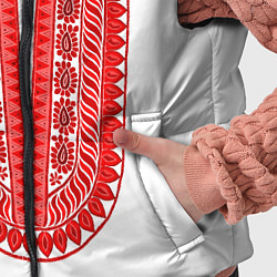 Детский жилет Красная славянская вышиванка, цвет: 3D-светло-серый — фото 2