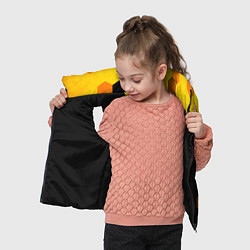Детский жилет Suzuki - gold gradient: по-вертикали, цвет: 3D-черный — фото 2