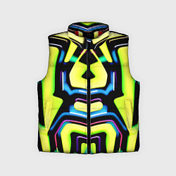 Детский жилет Mirror abstract composition - неон, цвет: 3D-красный