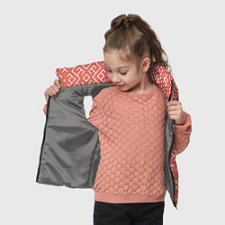 Детский жилет Обережные узоры, цвет: 3D-светло-серый — фото 2
