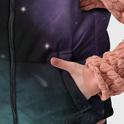 Детский жилет Космос и звезды на темном фоне, цвет: 3D-светло-серый — фото 2