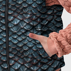 Детский жилет Dragon scale pattern, цвет: 3D-черный — фото 2