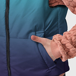 Детский жилет Подводный градиент, цвет: 3D-светло-серый — фото 2