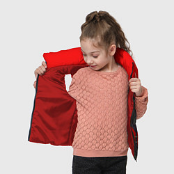 Детский жилет Алый фрак, цвет: 3D-красный — фото 2