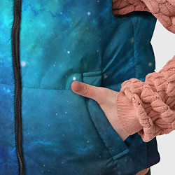 Детский жилет Голубой космос, цвет: 3D-черный — фото 2
