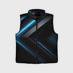 Детский жилет Разрыв реальности синего и черного