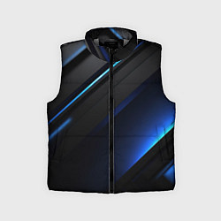Детский жилет Вихрь синего, цвет: 3D-светло-серый