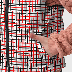 Детский жилет Пересекаемые цветные полосы, цвет: 3D-светло-серый — фото 2