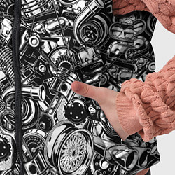 Детский жилет Автотюнинг - запчасти, цвет: 3D-черный — фото 2