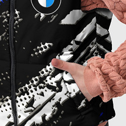 Детский жилет BMW stripes color auto sport, цвет: 3D-черный — фото 2