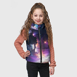 Детский жилет Космическая вспышка, цвет: 3D-светло-серый — фото 2