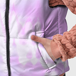 Детский жилет Нежная светло-сиреневая абстракция тай-дай, цвет: 3D-светло-серый — фото 2