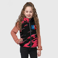 Детский жилет NBA краски текстура, цвет: 3D-черный — фото 2