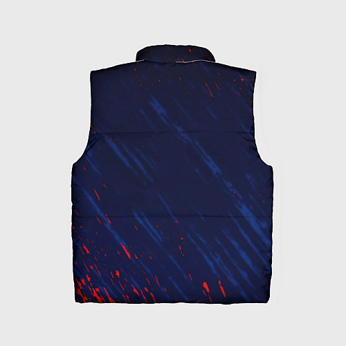 Детский жилет Россия краски текстура / 3D-Светло-серый – фото 2