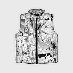 Детский жилет Провожающая в последний путь Фрирен узор, цвет: 3D-черный