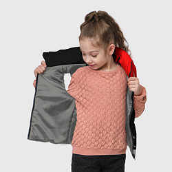 Детский жилет Half life текстура огонь, цвет: 3D-светло-серый — фото 2