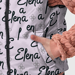 Детский жилет Елена и цветок, цвет: 3D-светло-серый — фото 2