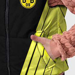 Детский жилет Borussia geometry yellow, цвет: 3D-светло-серый — фото 2