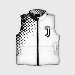 Детский жилет Juventus sport black geometry, цвет: 3D-черный