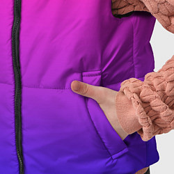 Детский жилет Градиент красный розовый и синий, цвет: 3D-красный — фото 2