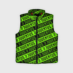 Детский жилет Juventus green pattern sport, цвет: 3D-красный