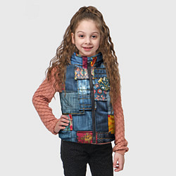 Детский жилет Значок адвоката на джинсах, цвет: 3D-черный — фото 2