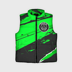 Детский жилет PSG sport green, цвет: 3D-черный