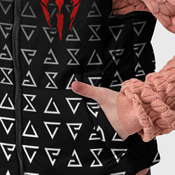 Детский жилет Знаки начальной магии из The witcher, цвет: 3D-красный — фото 2