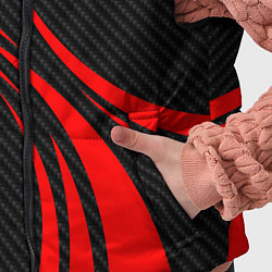 Детский жилет GTR Nissan - Carbon and red, цвет: 3D-светло-серый — фото 2