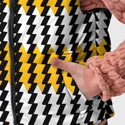 Детский жилет Вертикальные жёлто-белые полосы, цвет: 3D-красный — фото 2