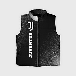 Детский жилет Juventus sport на темном фоне по-вертикали