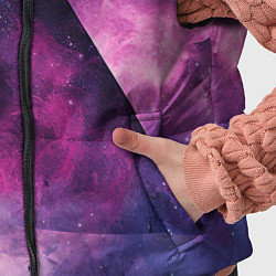 Детский жилет Пирамида в космосе абстракции, цвет: 3D-красный — фото 2
