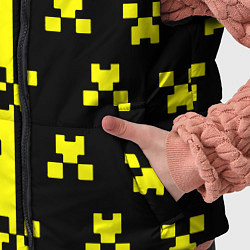 Детский жилет Minecraft logo brend online, цвет: 3D-красный — фото 2