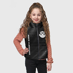 Детский жилет Tomodachi Game metal anime lines, цвет: 3D-черный — фото 2