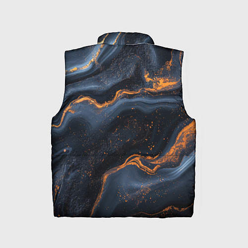 Детский жилет Лакшери текстура с узорами / 3D-Светло-серый – фото 2