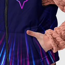 Детский жилет Evangelion neon blast lines, цвет: 3D-черный — фото 2