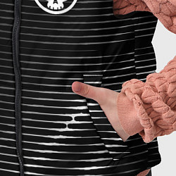 Детский жилет The Offspring metal rock lines, цвет: 3D-черный — фото 2