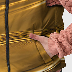 Детский жилет Золотой сплав абстрактная текстура, цвет: 3D-черный — фото 2