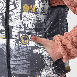 Детский жилет Газетная страничка, цвет: 3D-красный — фото 2