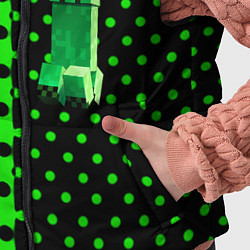 Детский жилет Minecraft creeper pattern, цвет: 3D-светло-серый — фото 2