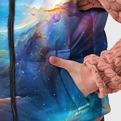 Детский жилет Космический пейзаж - галактики, цвет: 3D-черный — фото 2