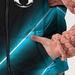 Детский жилет Assassins Creed неоновые лампы, цвет: 3D-черный — фото 2