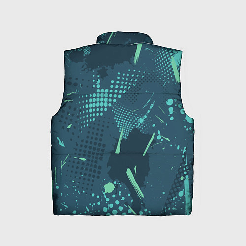 Детский жилет Яркий абстрактный узор для спорта / 3D-Светло-серый – фото 2