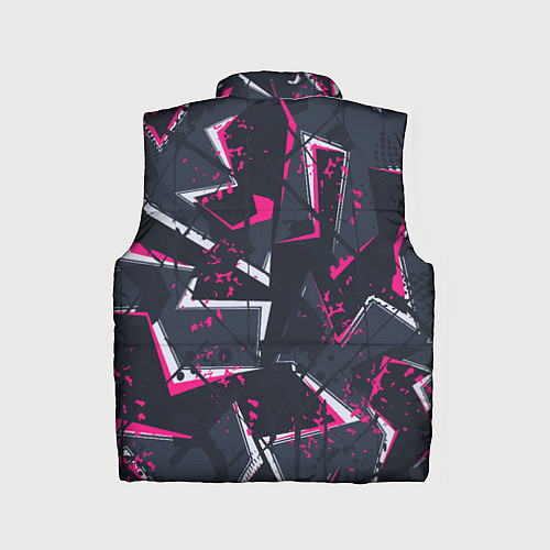 Детский жилет Яркий абстрактный узор для спорта / 3D-Светло-серый – фото 2