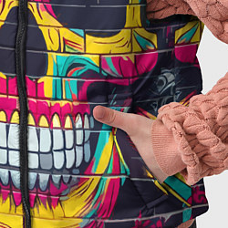 Детский жилет Граффити черепа - нейросеть, цвет: 3D-черный — фото 2
