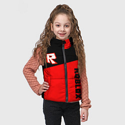 Детский жилет Roblox geometry red, цвет: 3D-светло-серый — фото 2