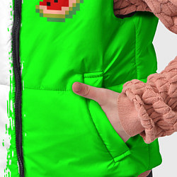 Детский жилет Minecraft colors green game, цвет: 3D-красный — фото 2