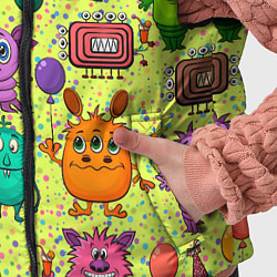 Детский жилет Цветные монстрики, цвет: 3D-светло-серый — фото 2