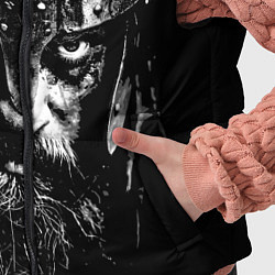 Детский жилет Суровый викинг в железном шлеме, цвет: 3D-светло-серый — фото 2